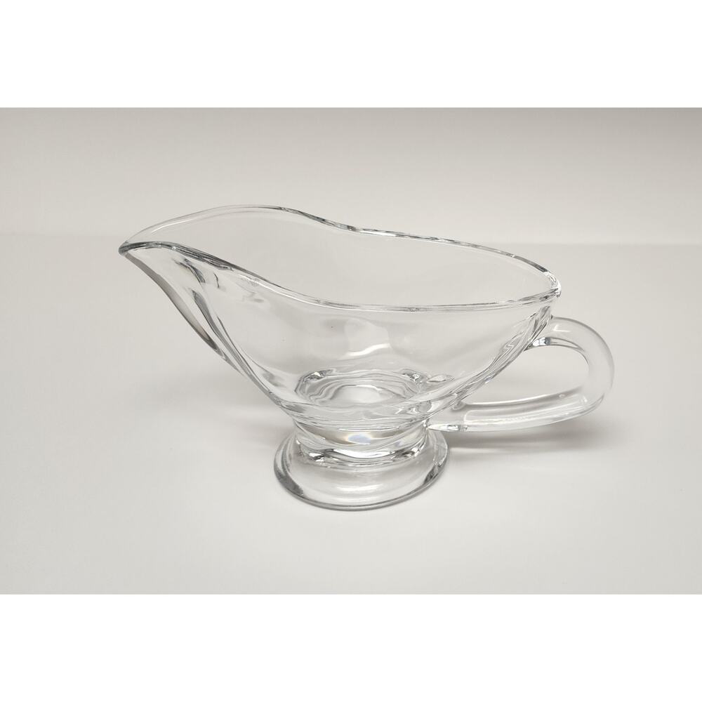 Anchor Hocking Clear Glass Gravy Boat 10oz